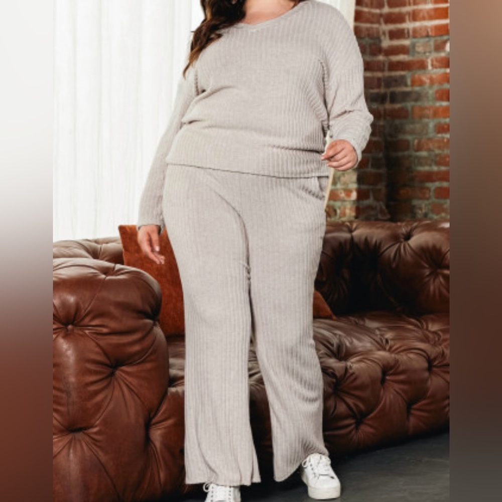 2 piece plus size outfit
